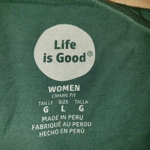 Life Is Good Tops - Women's Life Is Good Shirt Large Life Is Good Tops - Women's Life Is Good Shirt Large